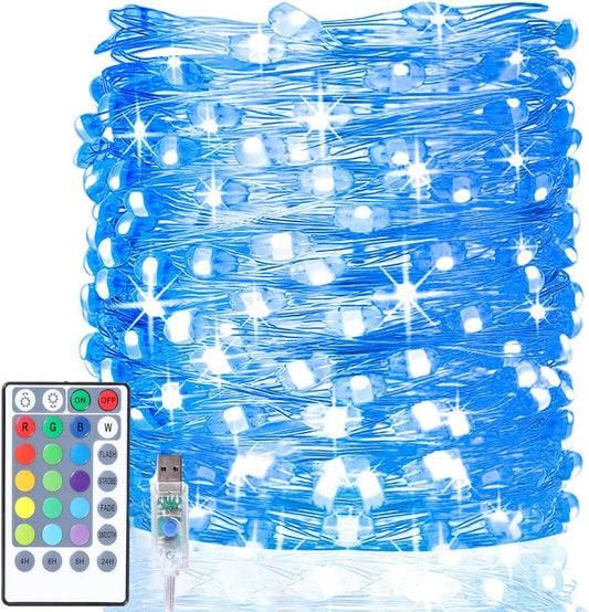 40Ft Color-Changing LED Fairy Lights