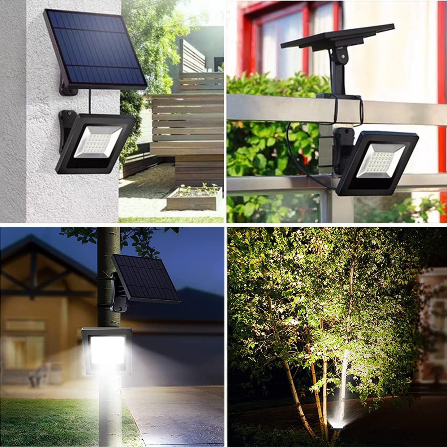Solar-Powered Adjustable Security Light