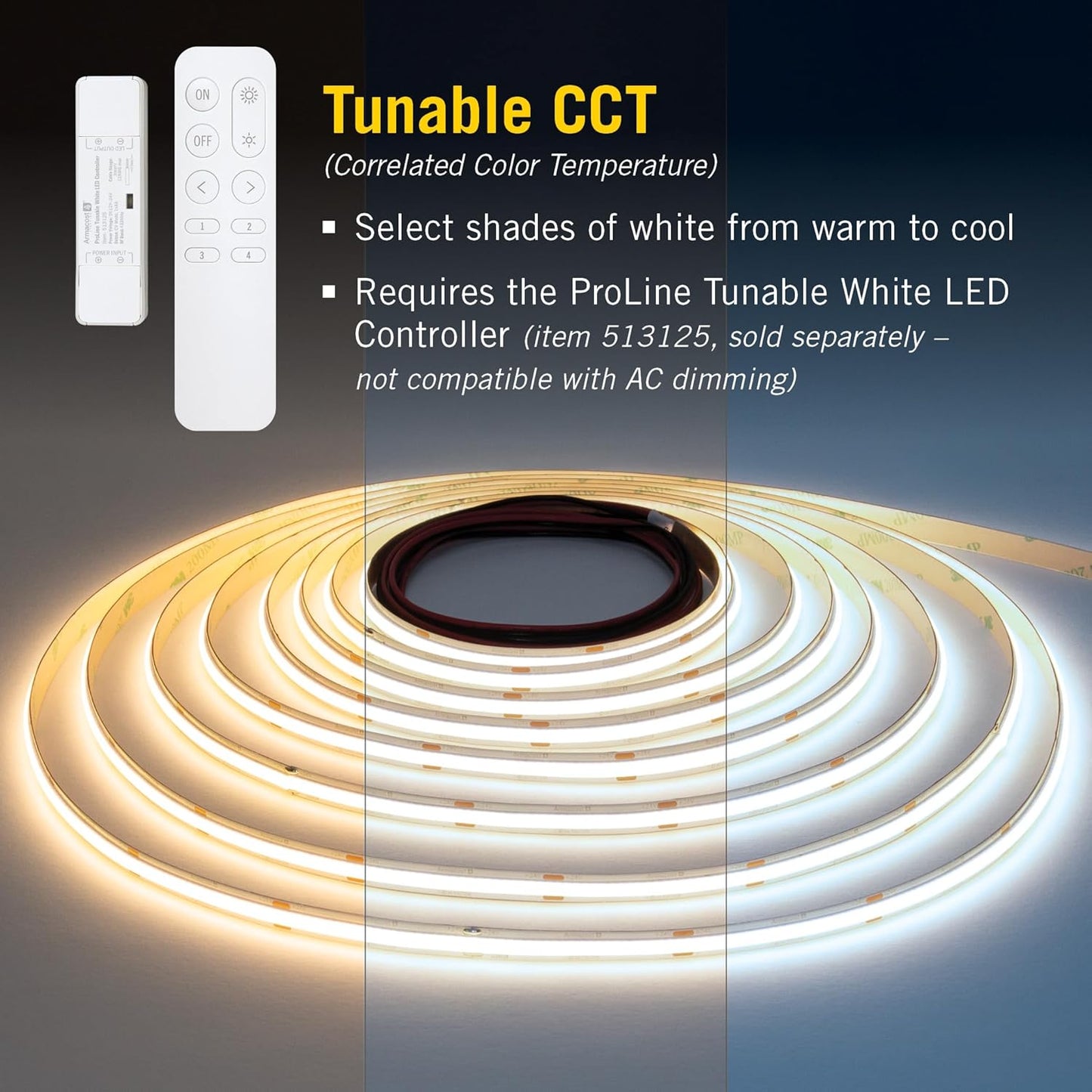 Tunable White COB LED Strip Light