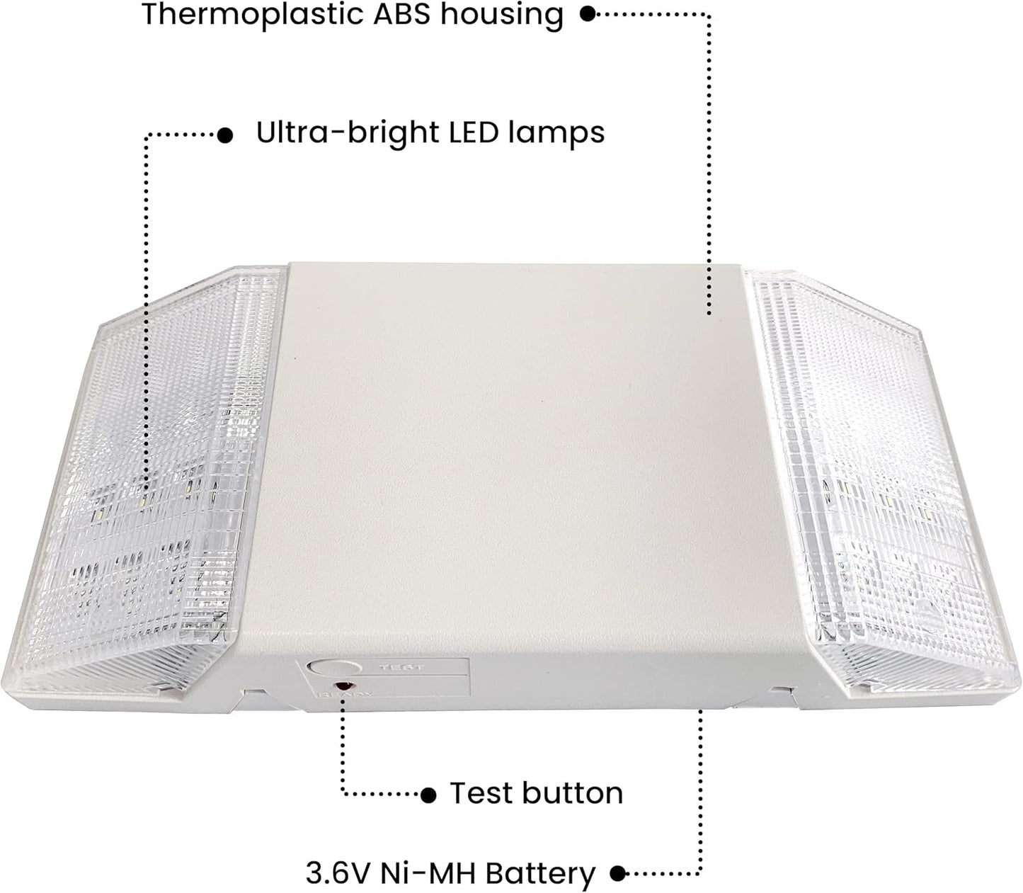 2-Pack LED Emergency Exit Lights