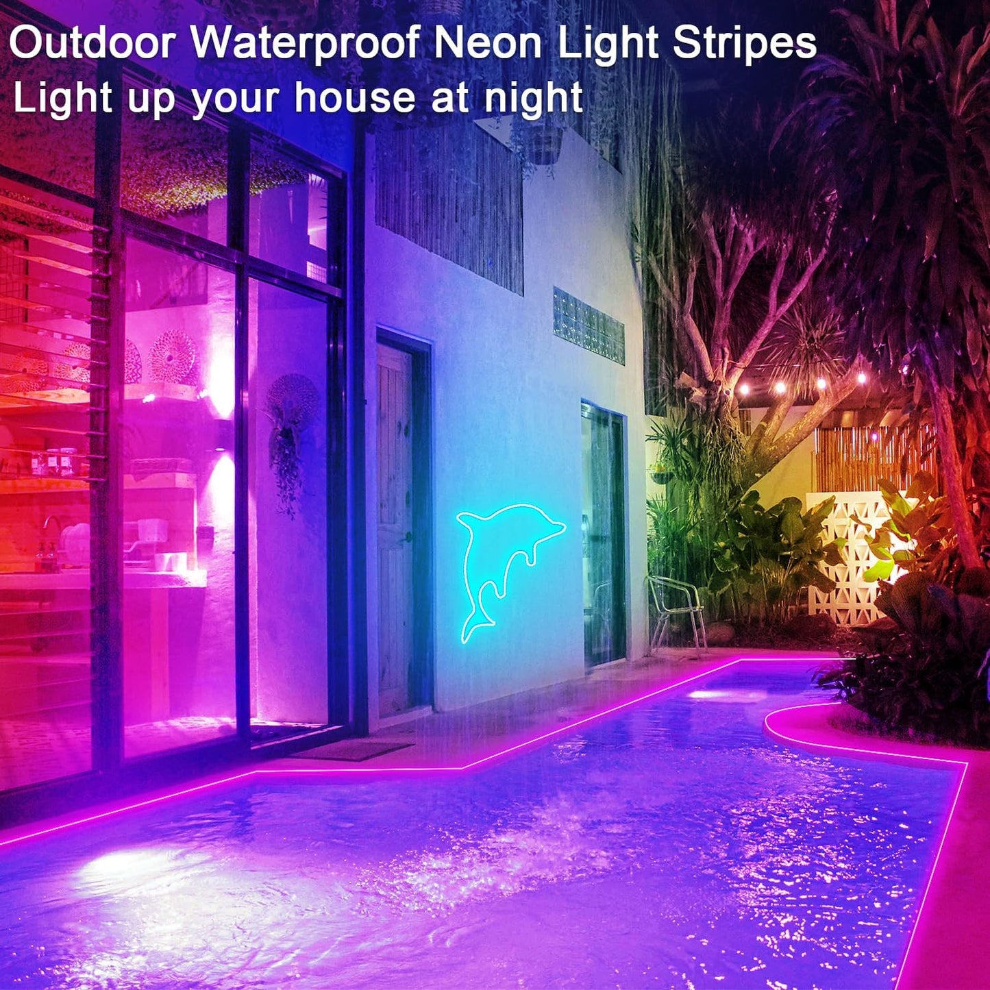 50ft RGB Waterproof Neon Lights