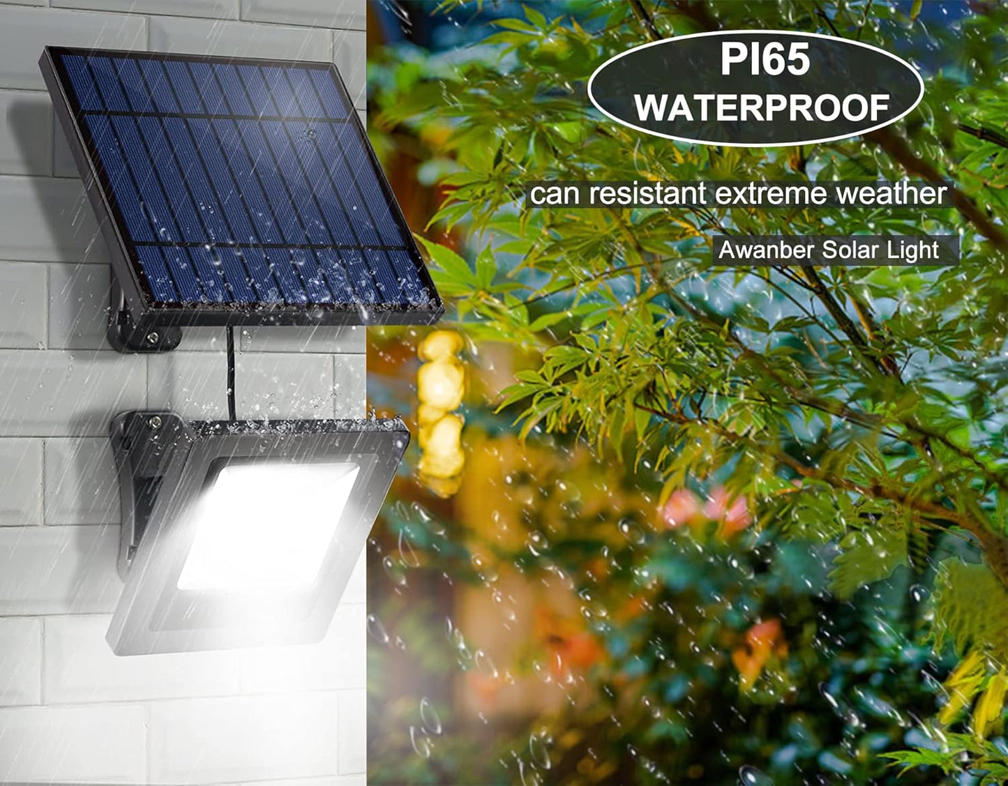 Solar-Powered Adjustable Security Light