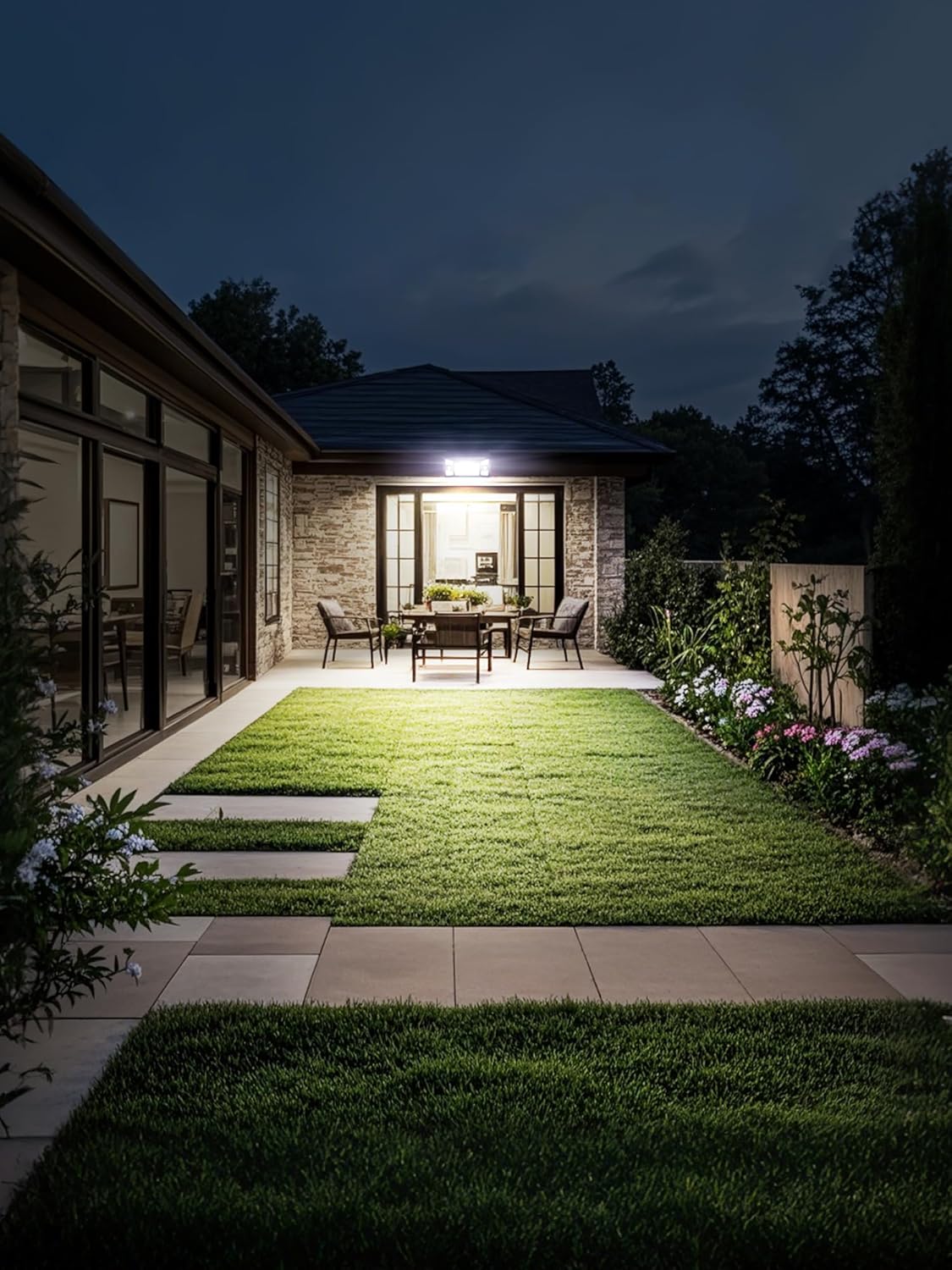 Solar-Powered Motion Security Light
