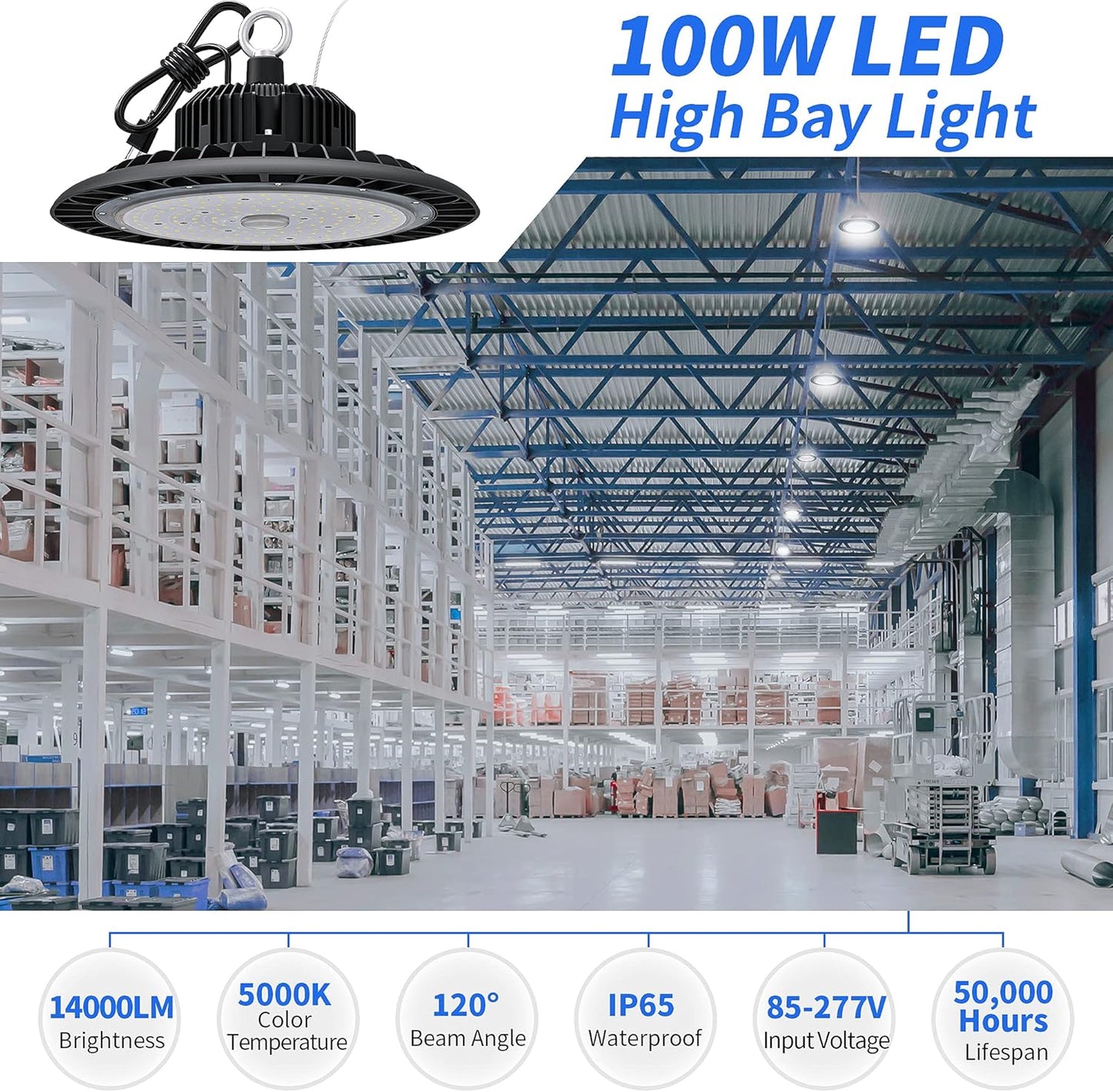 100W UFO LED High Bay Light