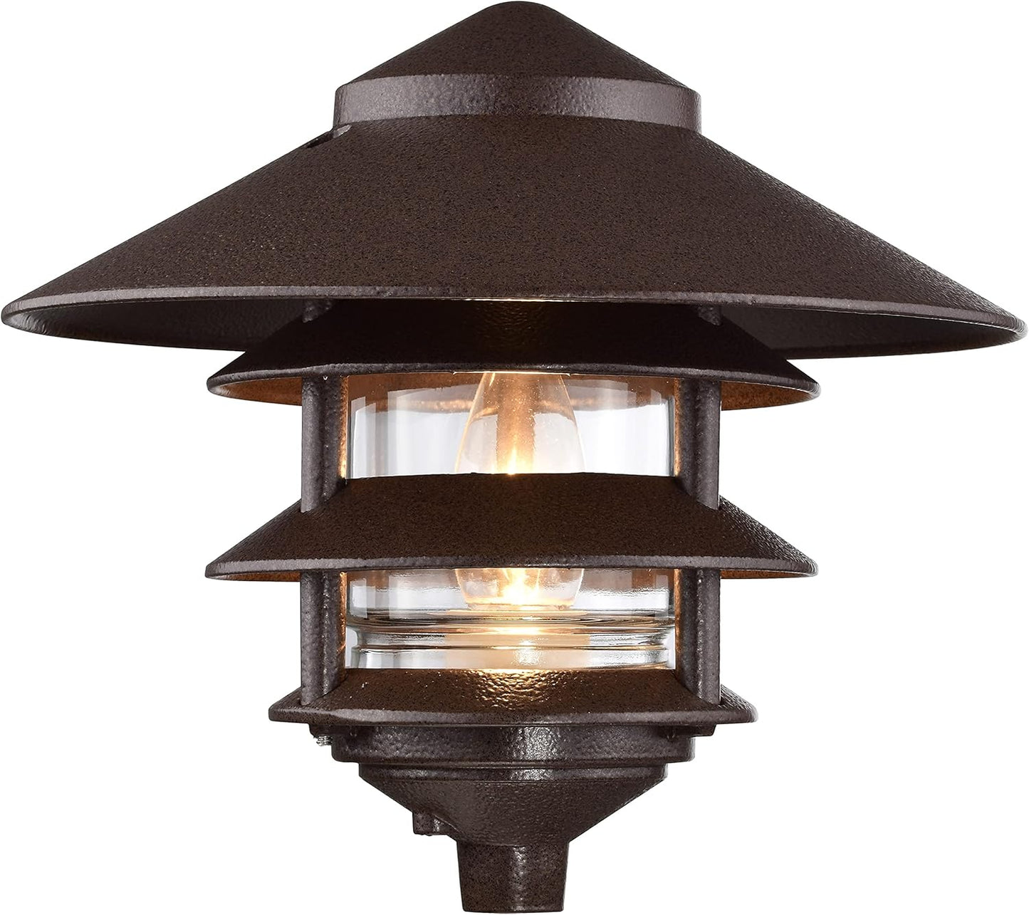 2 Louver Hood Outdoor Pathway Light