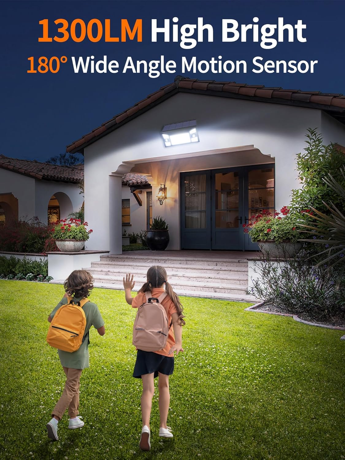 Solar-Powered Motion Security Light