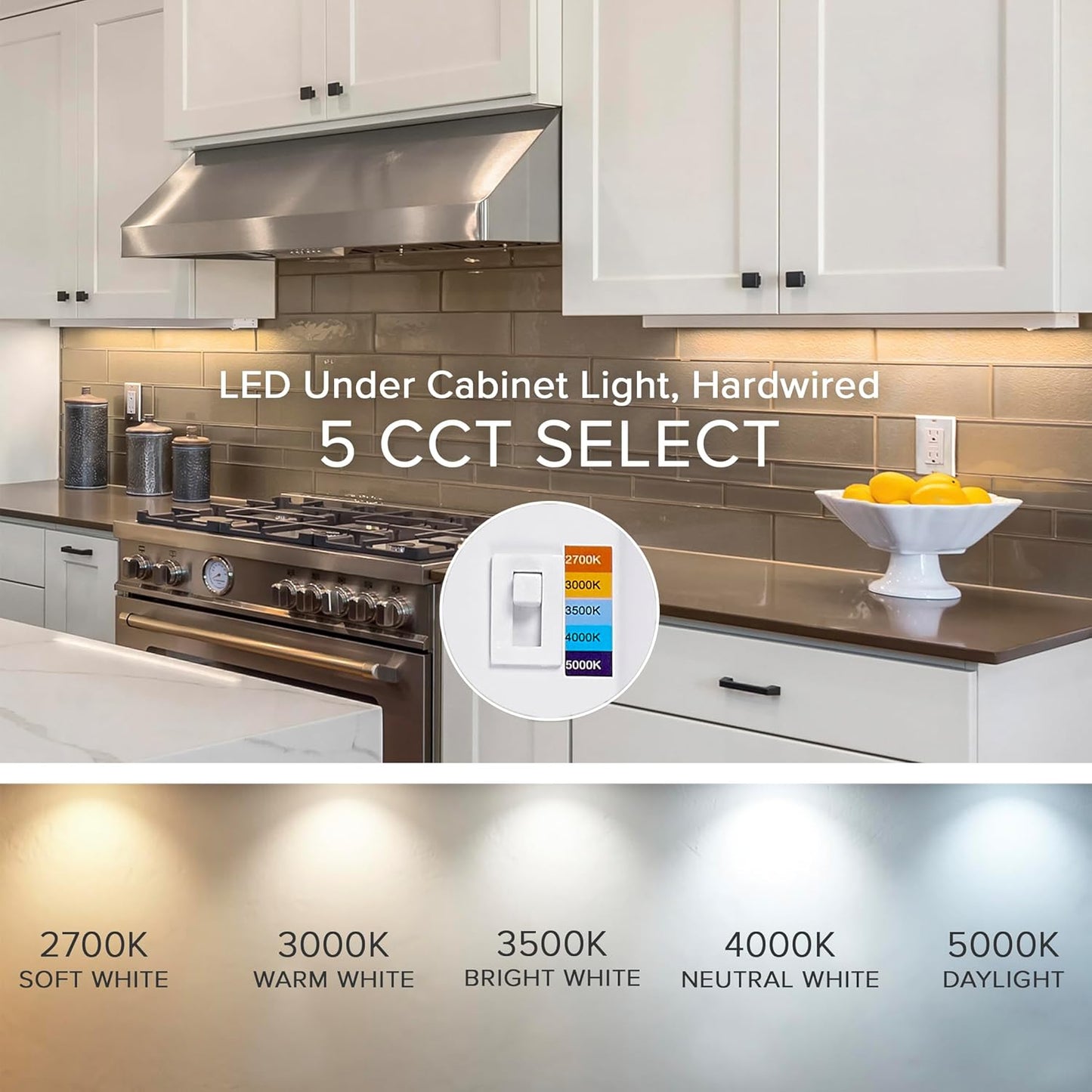 Hardwired LED Under Cabinet Light