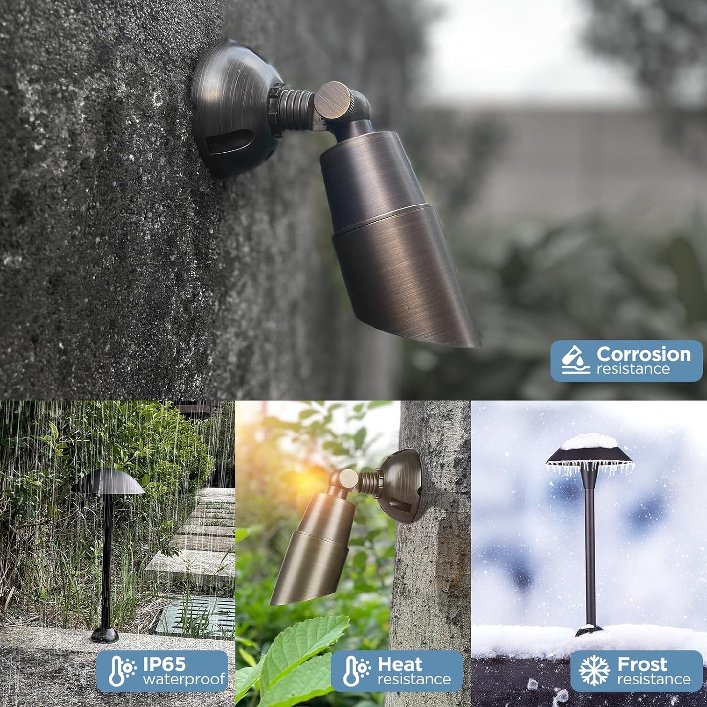 Ground Spikes for Landscape Lights (2-Pack)