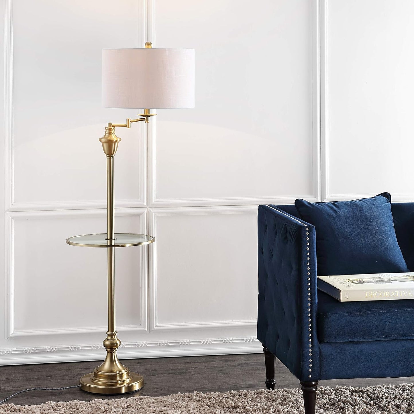 Brass LED Side Table Lamp