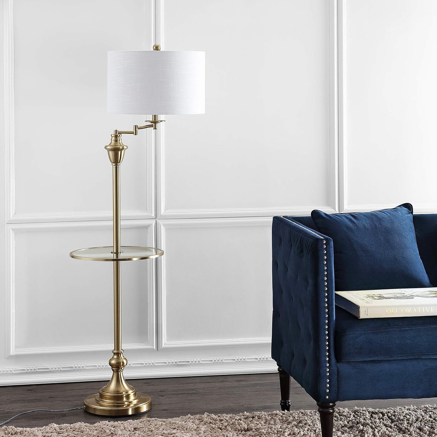 Brass LED Side Table Lamp